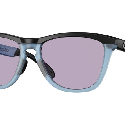 Oakley FROGSKINS RANGE A OO9284A Square Sunglasses  928413-Matte Black 55-136-17 - Color Map Black