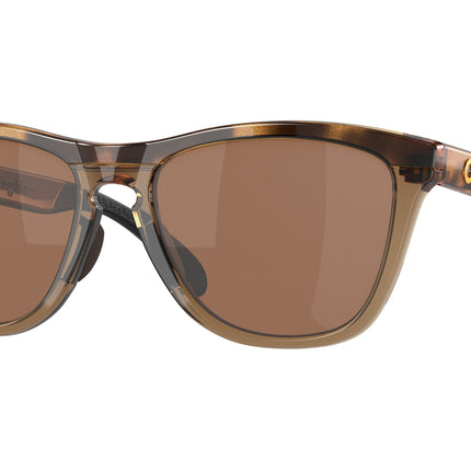 Oakley FROGSKINS RANGE OO9284 Round Sunglasses  928407-Brown Tortoise/Brown Smoke 55-136-17 - Color Map Brown