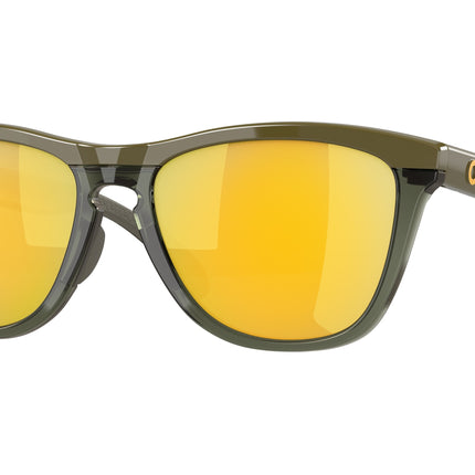 Oakley FROGSKINS RANGE OO9284 Round Sunglasses  928408-Dark Brush 55-136-17 - Color Map Brown