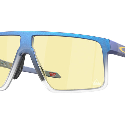 Oakley HELUX OO9285 Rectangle Sunglasses  928505-Matte Cyan & Blue & Clear Shift 61-146-9 - Color Map Blue