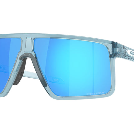 Oakley HELUX OO9285 Rectangle Sunglasses  928508-Transparent Stonewash 61-146-9 - Color Map Grey