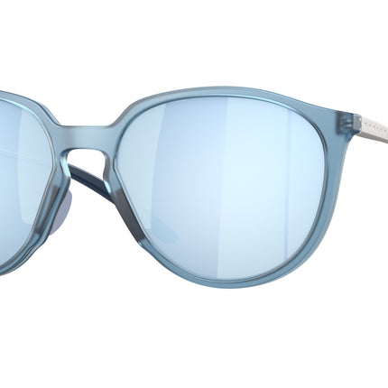 Oakley SIELO OO9288 Round Sunglasses  928804-Matte Stonewash 57-143-17 - Color Map Grey