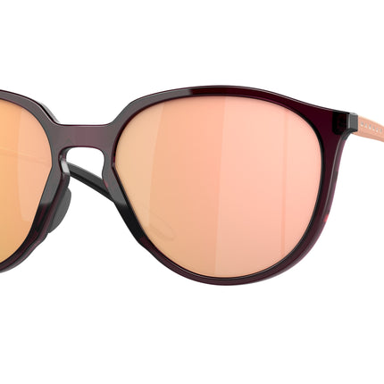 Oakley SIELO OO9288 Round Sunglasses  928805-Crystal Raspberry 57-143-17 - Color Map Violet