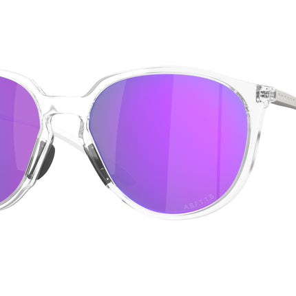 Oakley SIELO OO9288 Round Sunglasses  928807-Polished Chrome 57-143-17 - Color Map Grey