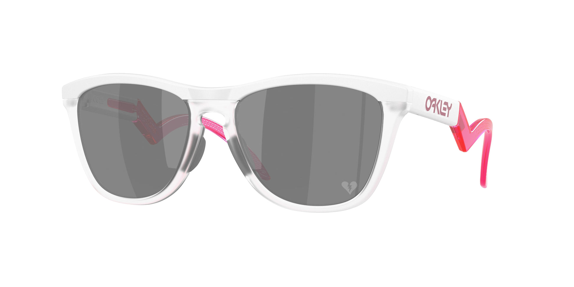 Oakley FROGSKINS HYBRID OO9289 Round Sunglasses  928910-Matte White 55-138-17 - Color Map White