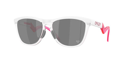 Oakley FROGSKINS HYBRID OO9289 Round Sunglasses  928910-Matte White 55-138-17 - Color Map White