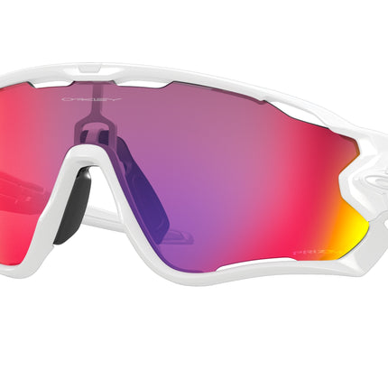 Oakley JAWBREAKER OO9290 Shield Sunglasses  929055-Polished White 55-121-131 - Color Map White