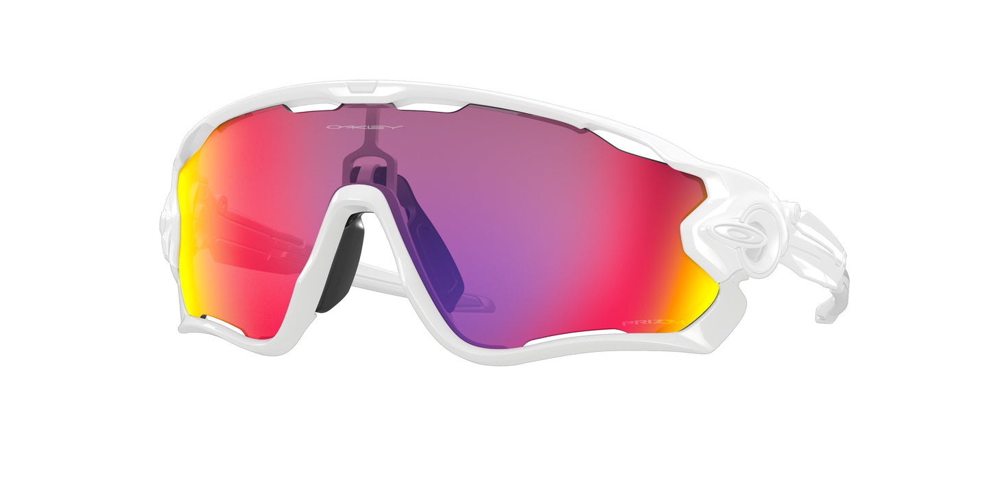 Oakley JAWBREAKER OO9290 Shield Sunglasses  929055-Polished White 55-121-131 - Color Map White
