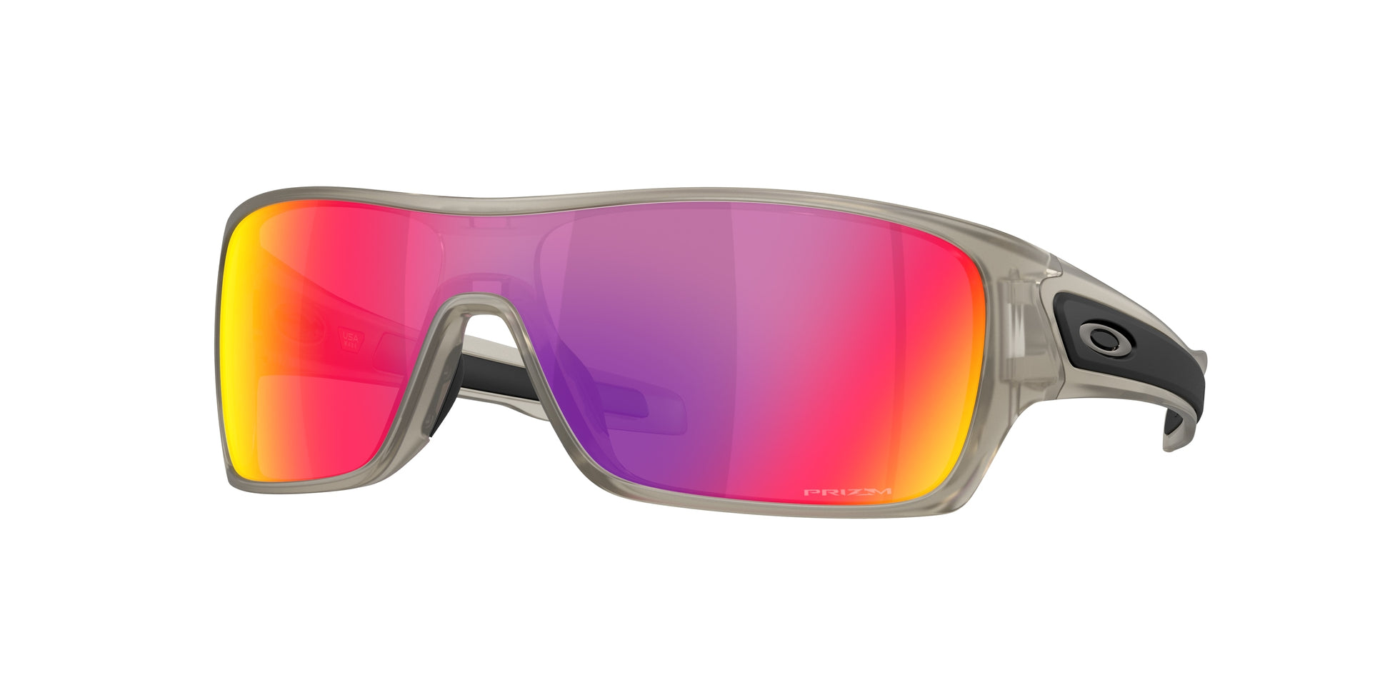 Oakley TURBINE ROTOR OO9307 Shield Sunglasses  930730-Matte Transparent Grey Ink 32-132-132 - Color Map Grey