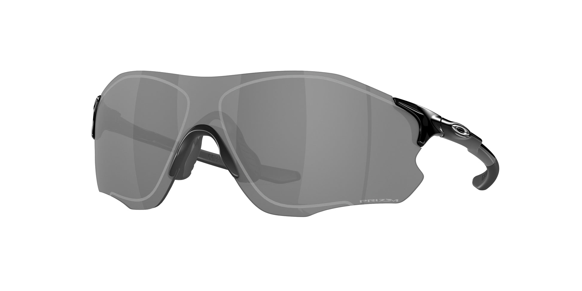 Oakley EVZERO PATH (A) OO9313 Shield Sunglasses  931314-Polished Black 38-125-138 - Color Map Black