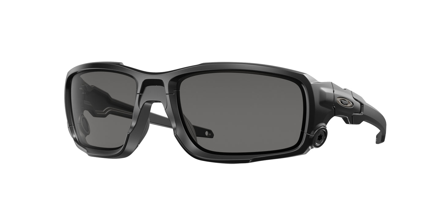 Oakley SI BALLISTIC SHOCKTUBE OO9329 Rectangle Sunglasses  932901-Matte Black 61-132-17 - Color Map Black