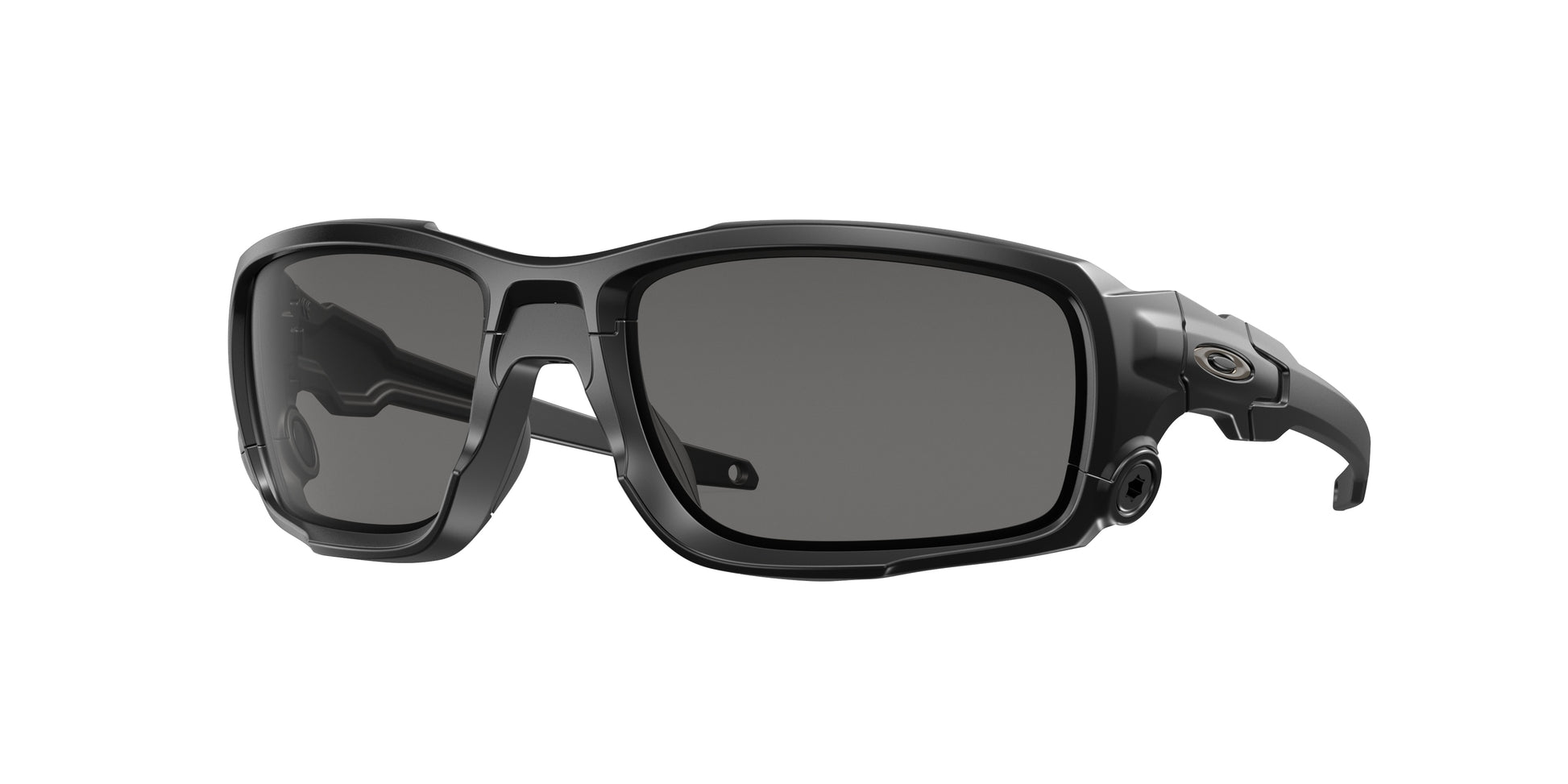 Oakley SI BALLISTIC SHOCKTUBE OO9329 Rectangle Sunglasses  932901-Matte Black 61-132-17 - Color Map Black