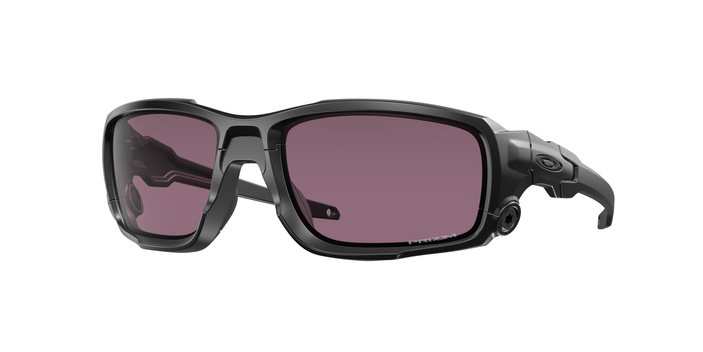 Oakley SI BALLISTIC SHOCKTUBE OO9329 Rectangle Sunglasses  932902-Matte Black 61-132-17 - Color Map Black