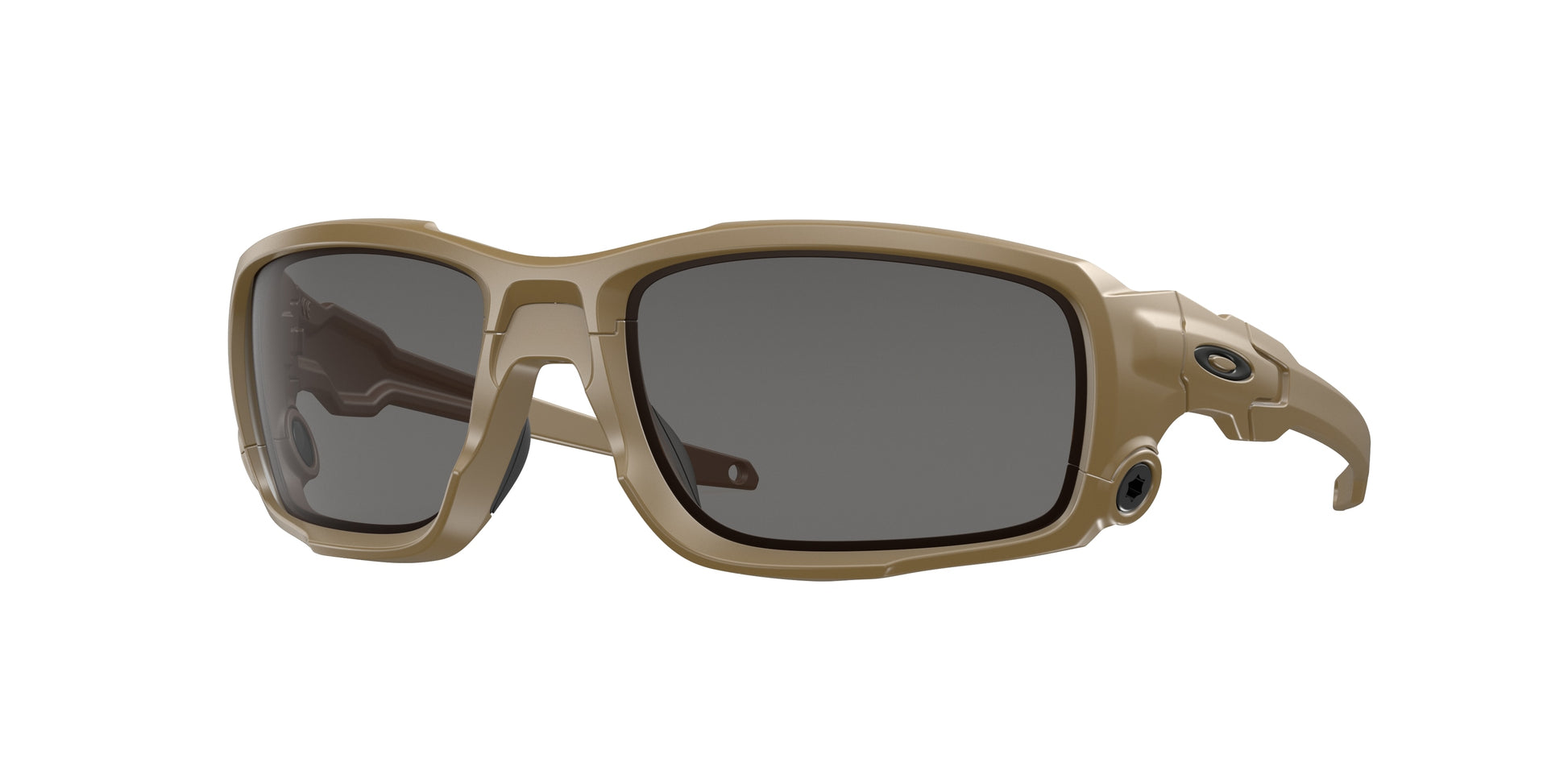 Oakley SI BALLISTIC SHOCKTUBE OO9329 Rectangle Sunglasses  932904-Terrain Tan 61-132-17 - Color Map Brown
