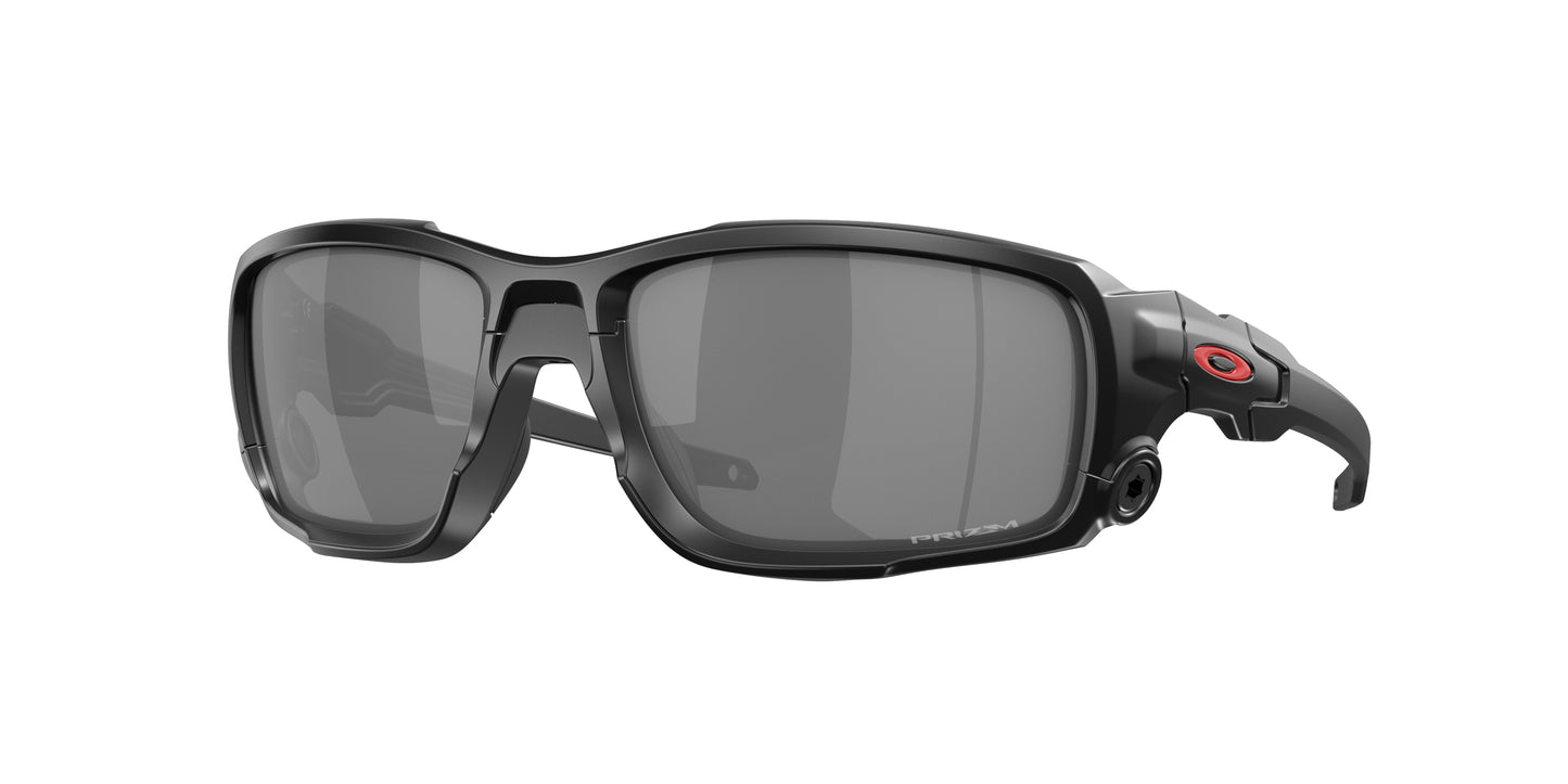 Oakley SI BALLISTIC SHOCKTUBE OO9329 Rectangle Sunglasses  932905-Matte Black 61-132-17 - Color Map Black