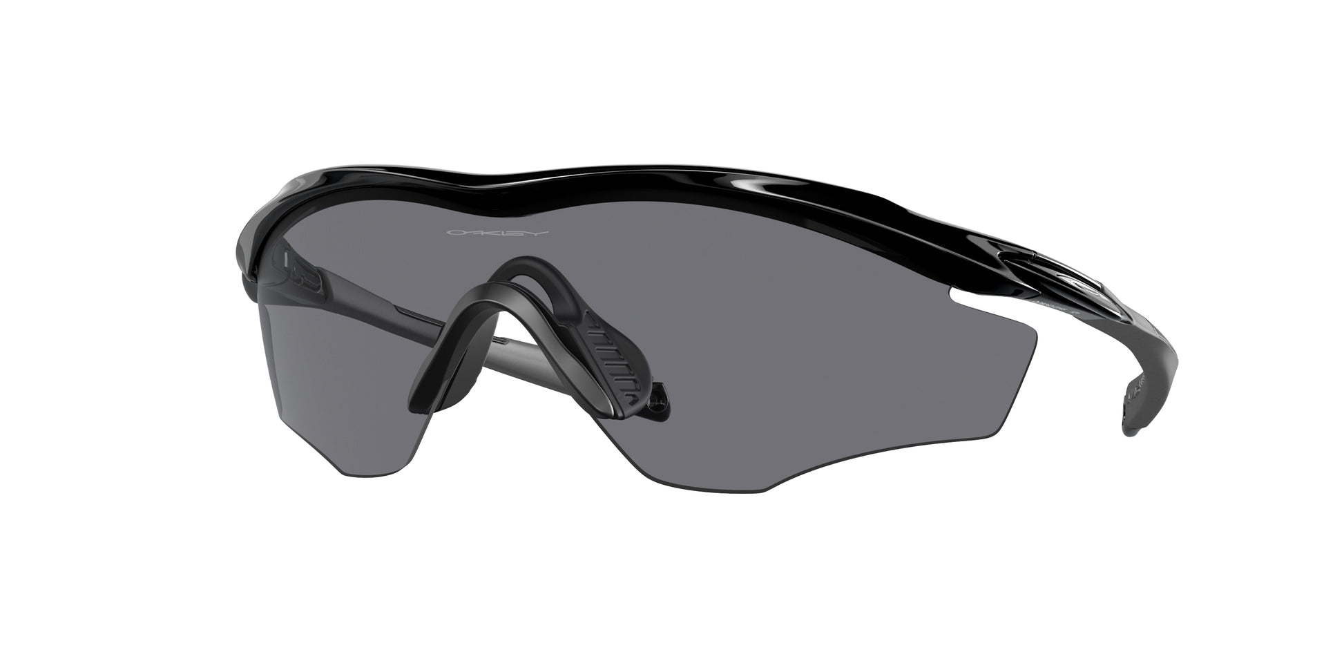 Oakley M2 FRAME XL OO9343 Shield Sunglasses  934301-Polished Black 56-121-145 - Color Map Black