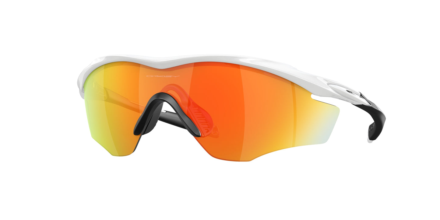 Oakley M2 FRAME XL OO9343 Shield Sunglasses  934305-Polished White 56-121-145 - Color Map White