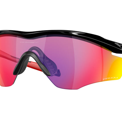 Oakley M2 FRAME XL OO9343 Shield Sunglasses  934308-Polished Black 56-121-145 - Color Map Black