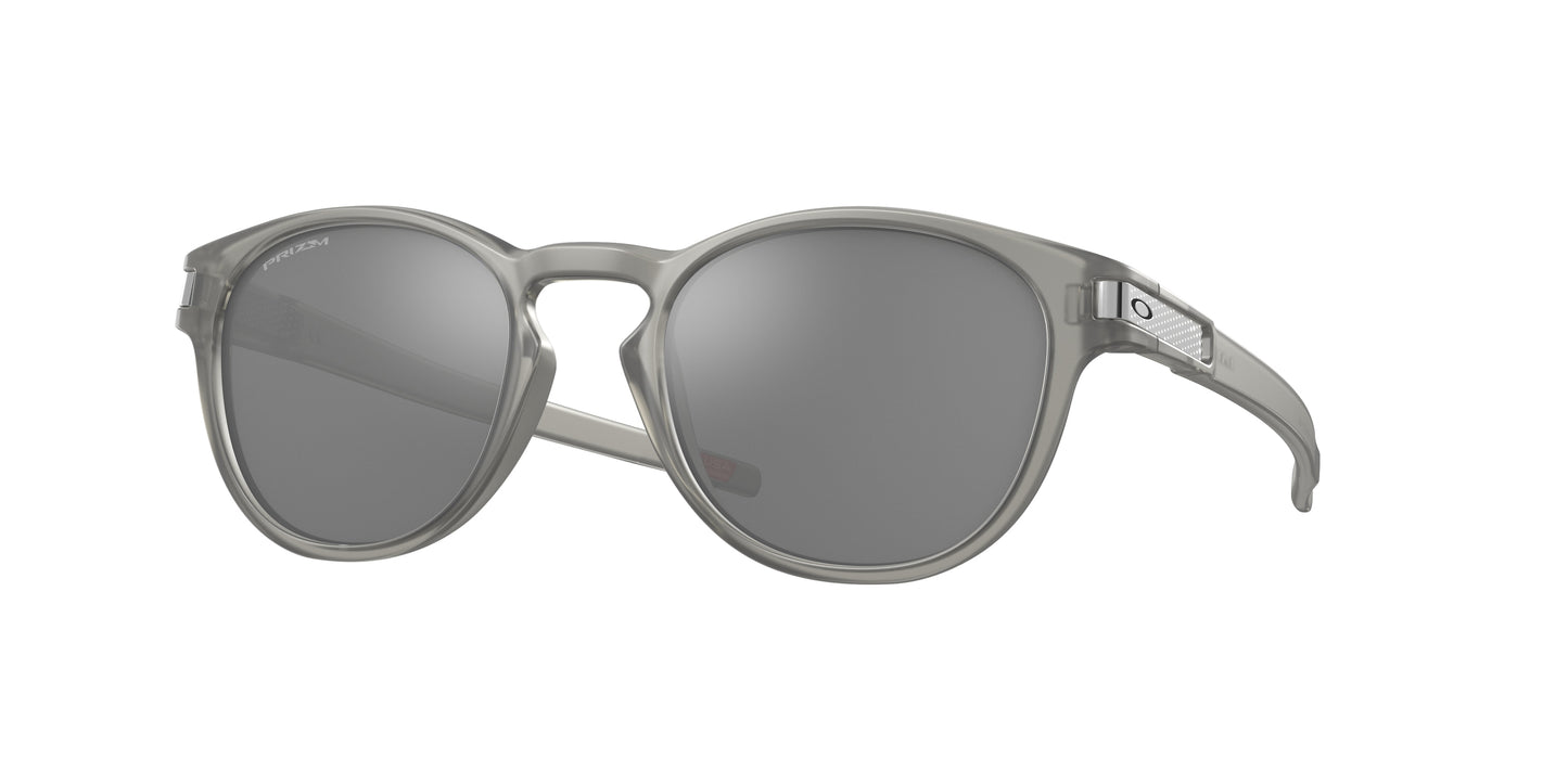 Oakley LATCH (A) OO9349 Round Sunglasses  934941-Matte Grey Ink 53-139-21 - Color Map Grey