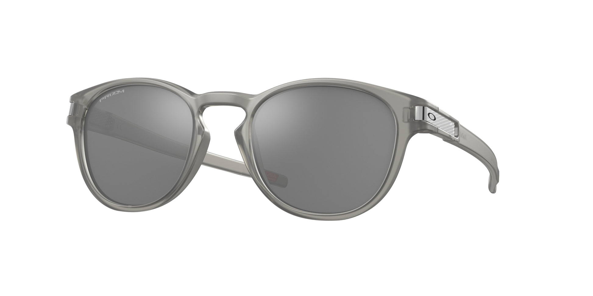 Oakley LATCH (A) OO9349 Round Sunglasses  934941-Matte Grey Ink 53-139-21 - Color Map Grey