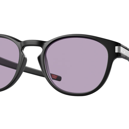 Oakley LATCH (A) OO9349 Round Sunglasses  934951-Matte Black 53-139-21 - Color Map Black