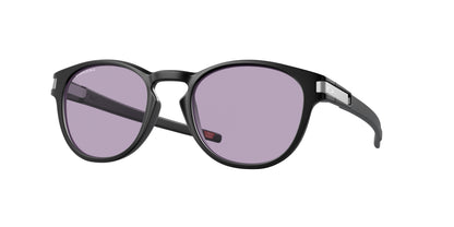 Oakley LATCH (A) OO9349 Round Sunglasses  934951-Matte Black 53-139-21 - Color Map Black