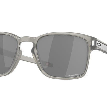 Oakley LATCH SQUARED (A) OO9358 Square Sunglasses  935814-Matte Grey Ink 55-139-17 - Color Map Grey