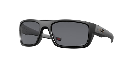 Oakley DROP POINT OO9367 Rectangle Sunglasses  936701-Matte Black 61-132-18 - Color Map Black