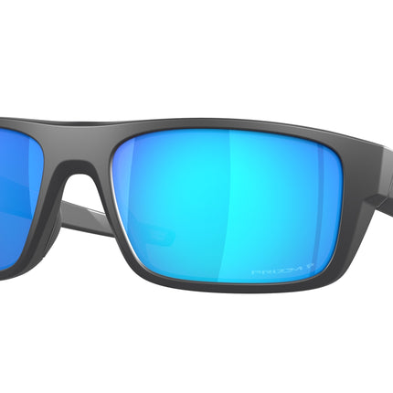 Oakley DROP POINT OO9367 Rectangle Sunglasses  936706-Matte Dark Grey 61-132-18 - Color Map Grey