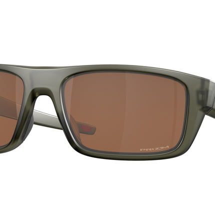 Oakley DROP POINT OO9367 Rectangle Sunglasses  936719-Matte Olive Ink 61-132-18 - Color Map Green