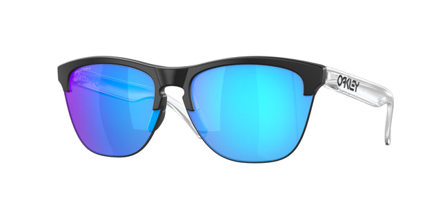 Oakley FROGSKINS LITE OO9374 Round Sunglasses  937402-Matte Black 63-138-10 - Color Map Black