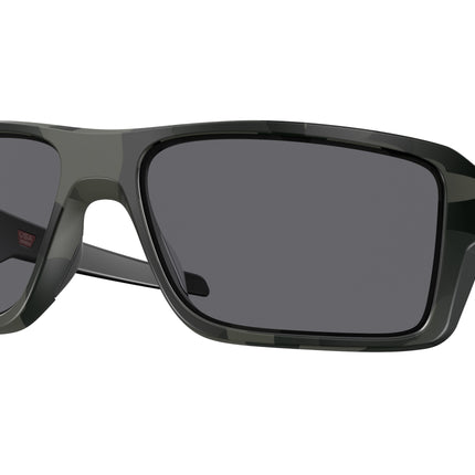 Oakley DOUBLE EDGE OO9380 Rectangle Sunglasses  938011-Multicam Black 66-128-17 - Color Map Black