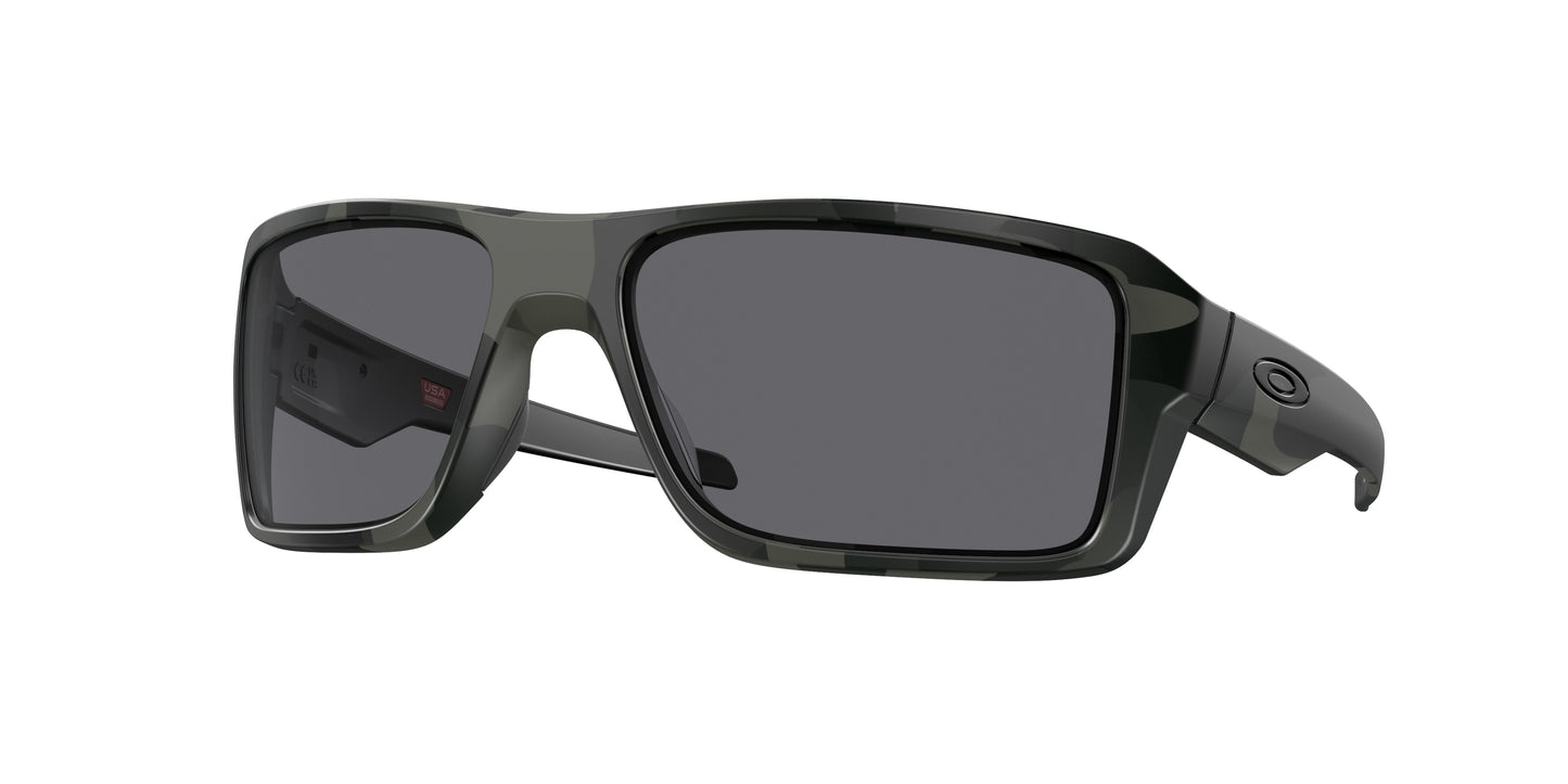Oakley DOUBLE EDGE OO9380 Rectangle Sunglasses  938011-Multicam Black 66-128-17 - Color Map Black