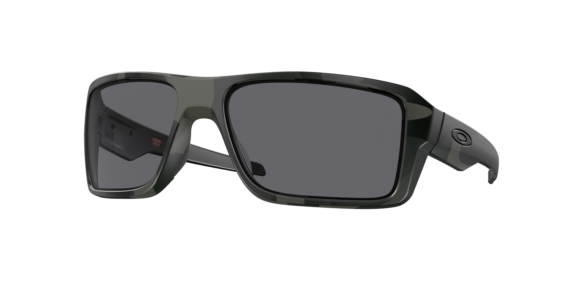 Oakley DOUBLE EDGE OO9380 Rectangle Sunglasses  938011-Multicam Black 66-128-17 - Color Map Black
