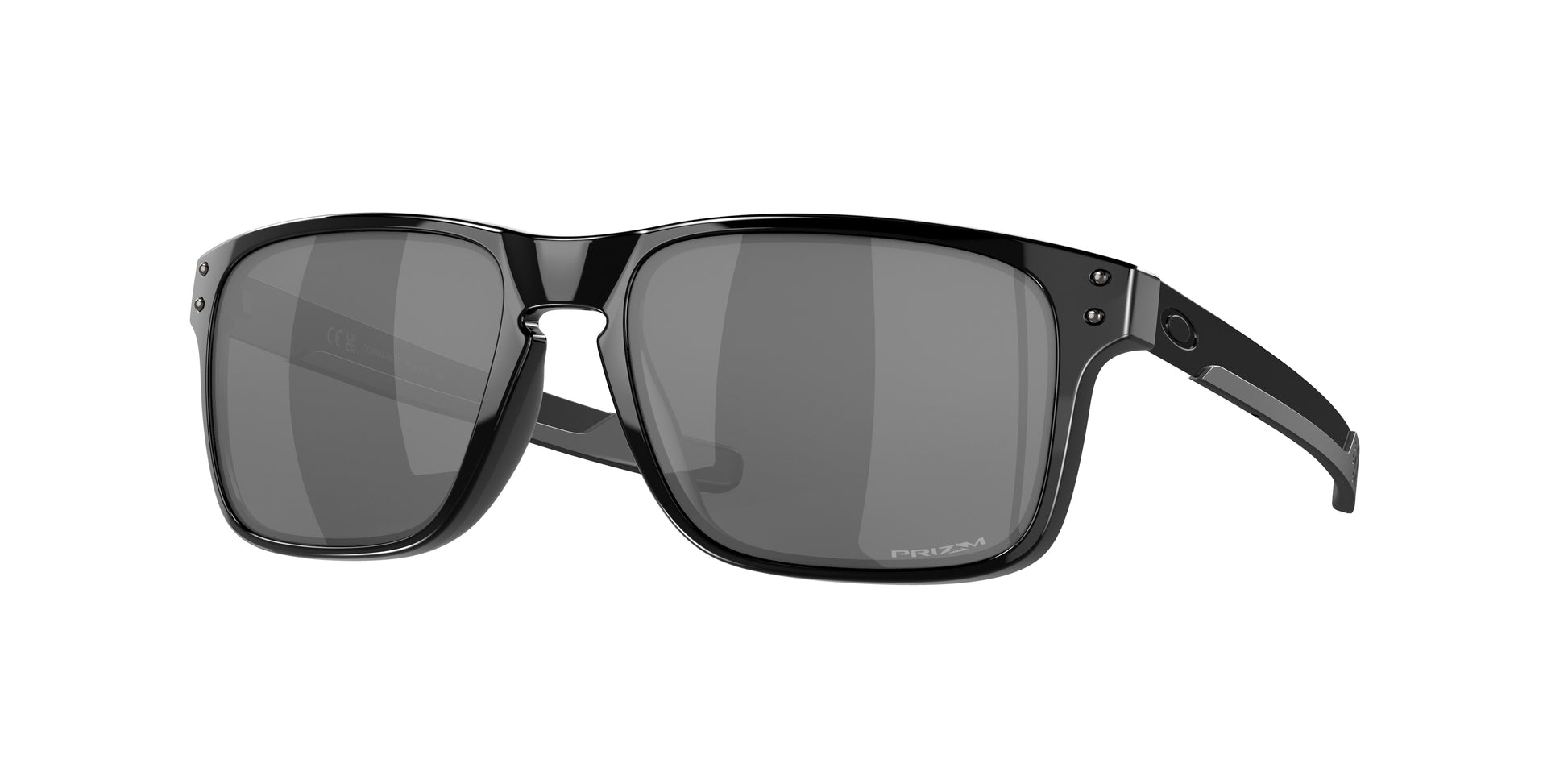 Oakley HOLBROOK MIX OO9384 Square Sunglasses  938406-Polished Black 57-138-17 - Color Map Black