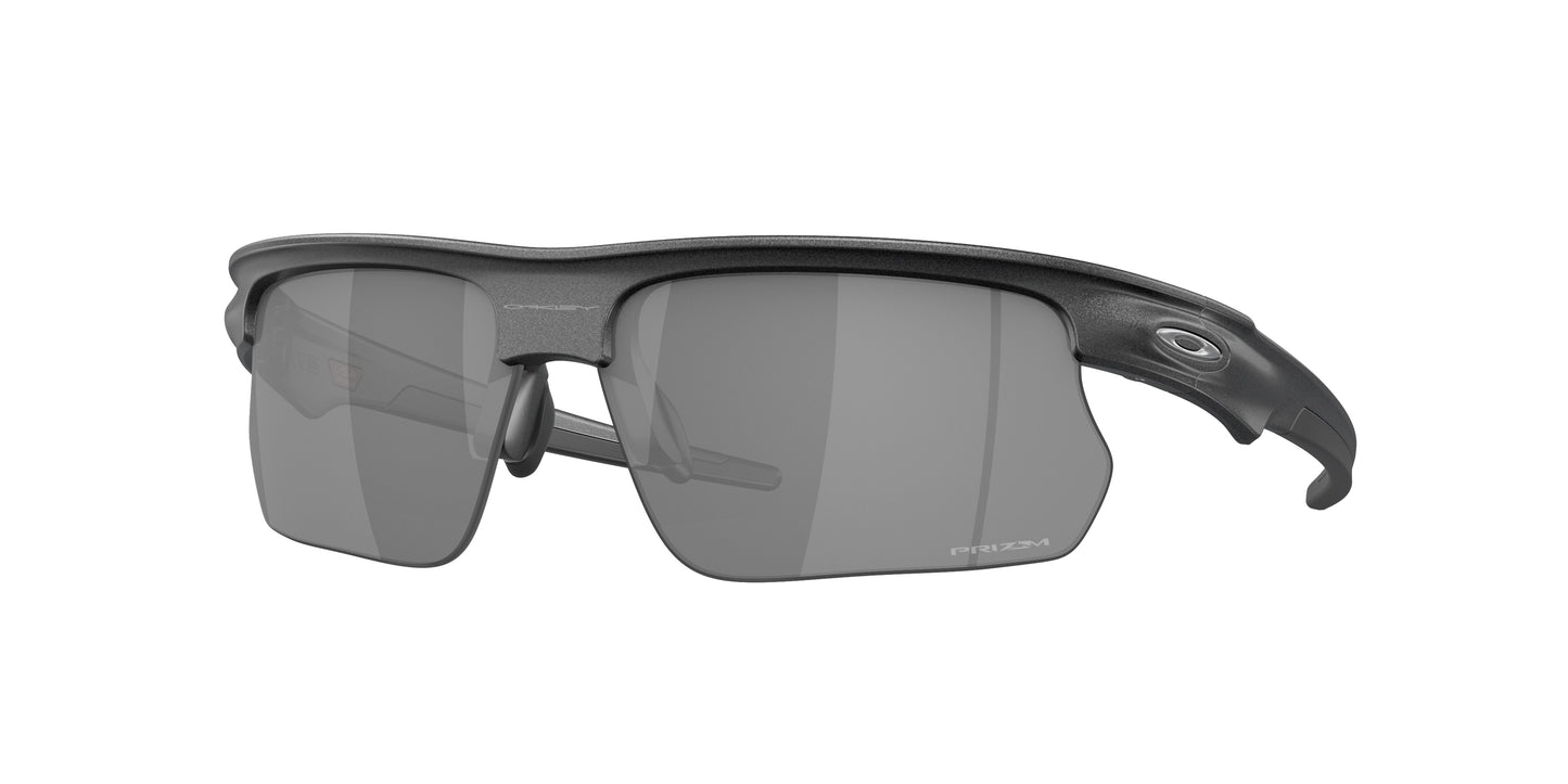 Oakley BISPHAERA OO9400 Rectangle Sunglasses  940002-Steel 68-136-6 - Color Map Grey
