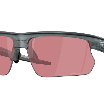 Oakley BISPHAERA OO9400 Rectangle Sunglasses  940019-Matte Crystal Black 68-136-6 - Color Map Grey