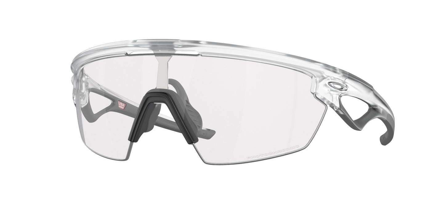 Oakley SPHAERA OO9403 Shield Sunglasses  940307-Matte Clear 36-130-136 - Color Map Transparent