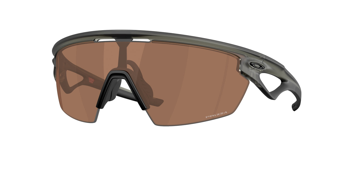 Oakley SPHAERA OO9403 Shield Sunglasses  940321-Matte Olive Ink 36-130-136 - Color Map Green