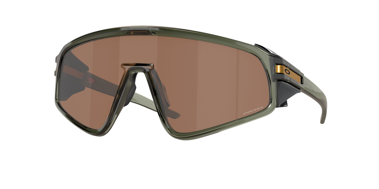 Oakley LATCH PANEL OO9404 Shield Sunglasses  940403-Olive Ink 36-126-135 - Color Map Green
