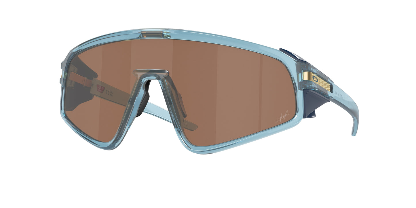 Oakley LATCH PANEL OO9404 Shield Sunglasses  940408-Transparent Stonewash 36-126-135 - Color Map Grey