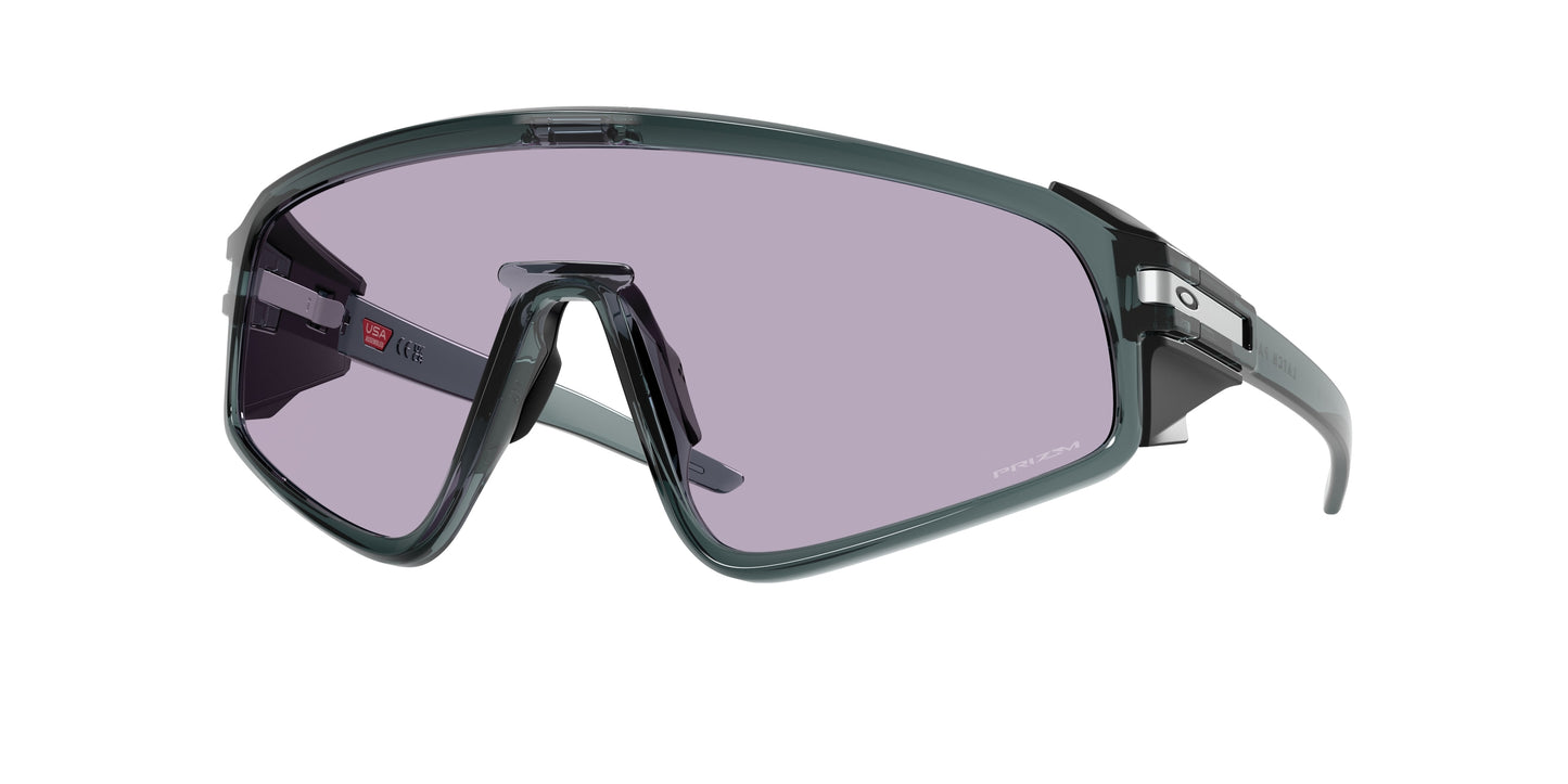 Oakley LATCH PANEL OO9404 Shield Sunglasses  940413-Crystal Black 36-126-135 - Color Map Black