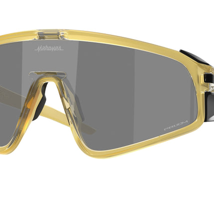 Oakley LATCH PANEL OO9404 Shield Sunglasses  940414-Gold Grass 36-126-135 - Color Map Gold