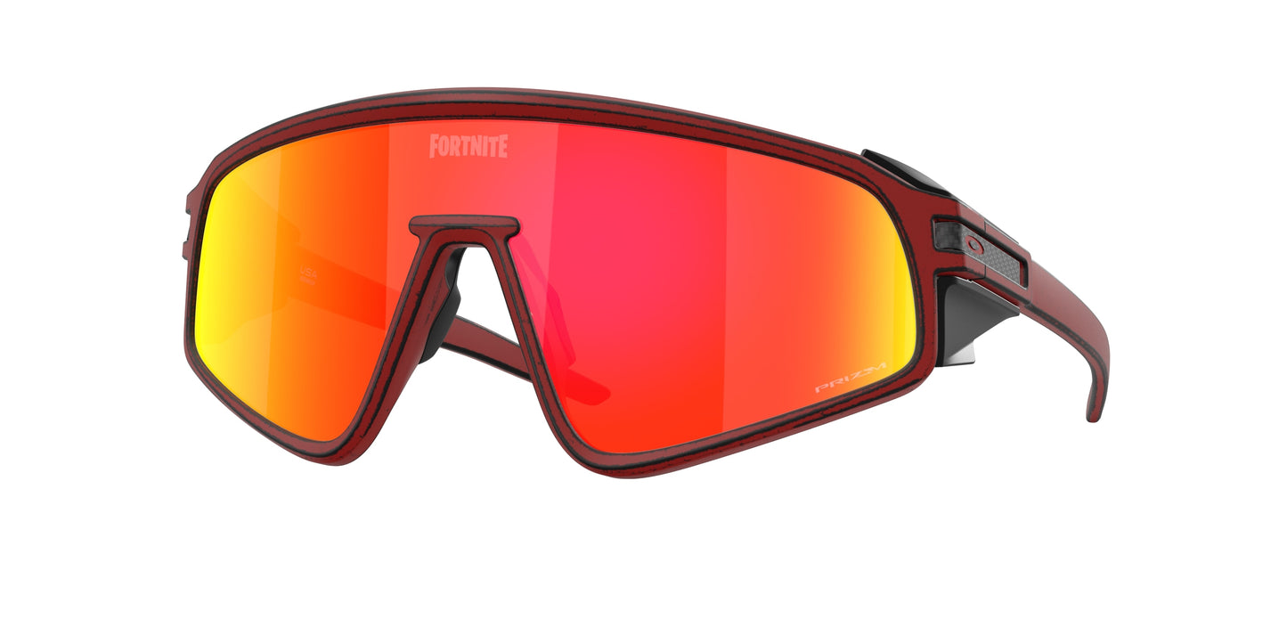 Oakley LATCH PANEL OO9404 Shield Sunglasses  940423-Raceworn Red Knight 36-126-135 - Color Map Red