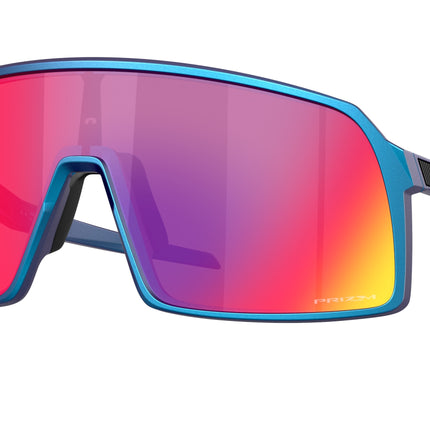 Oakley SUTRO OO9406 Shield Sunglasses  9406C1-Matte Cyan/Blue Colorshift 60-140-137 - Color Map Blue