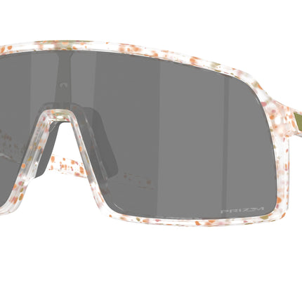 Oakley SUTRO OO9406 Shield Sunglasses  9406C7-Clear Terrazzo 60-140-137 - Color Map Clear