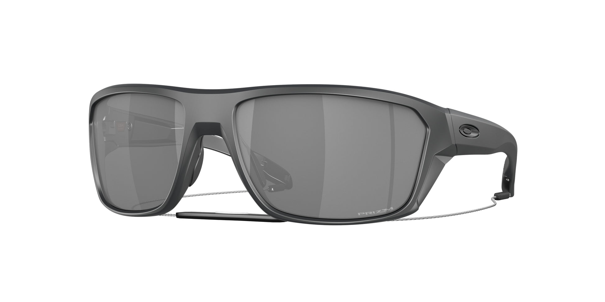 Oakley SPLIT SHOT OO9416 Rectangle Sunglasses  941602-Matte Carbon 64-132-17 - Color Map Grey