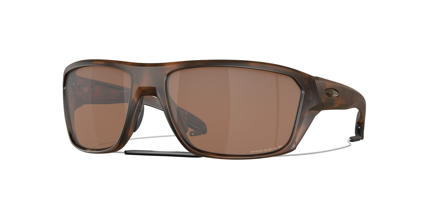Oakley SPLIT SHOT OO9416 Rectangle Sunglasses  941603-Matte Tortoise 64-132-17 - Color Map Tortoise