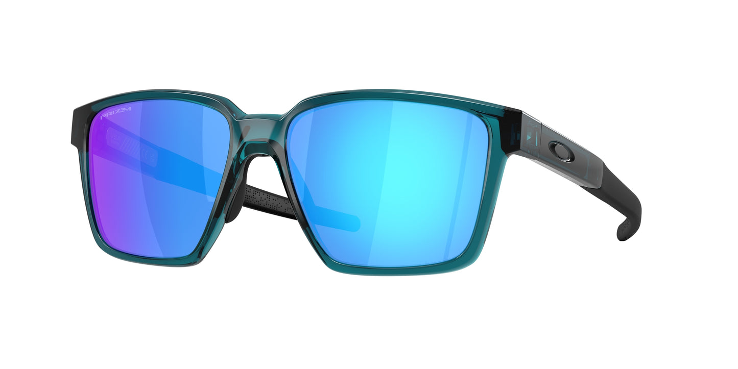 Oakley ACTUATOR SQ OO9430 Rectangle Sunglasses  943003-Transparent Balsam 57-146-16 - Color Map Blue