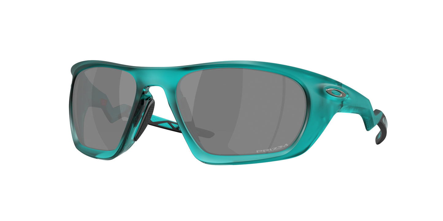Oakley LATERALIS OO9431 Rectangle Sunglasses  943108-Matte Transparent Arctic Surf 60-126-19 - Color Map Green